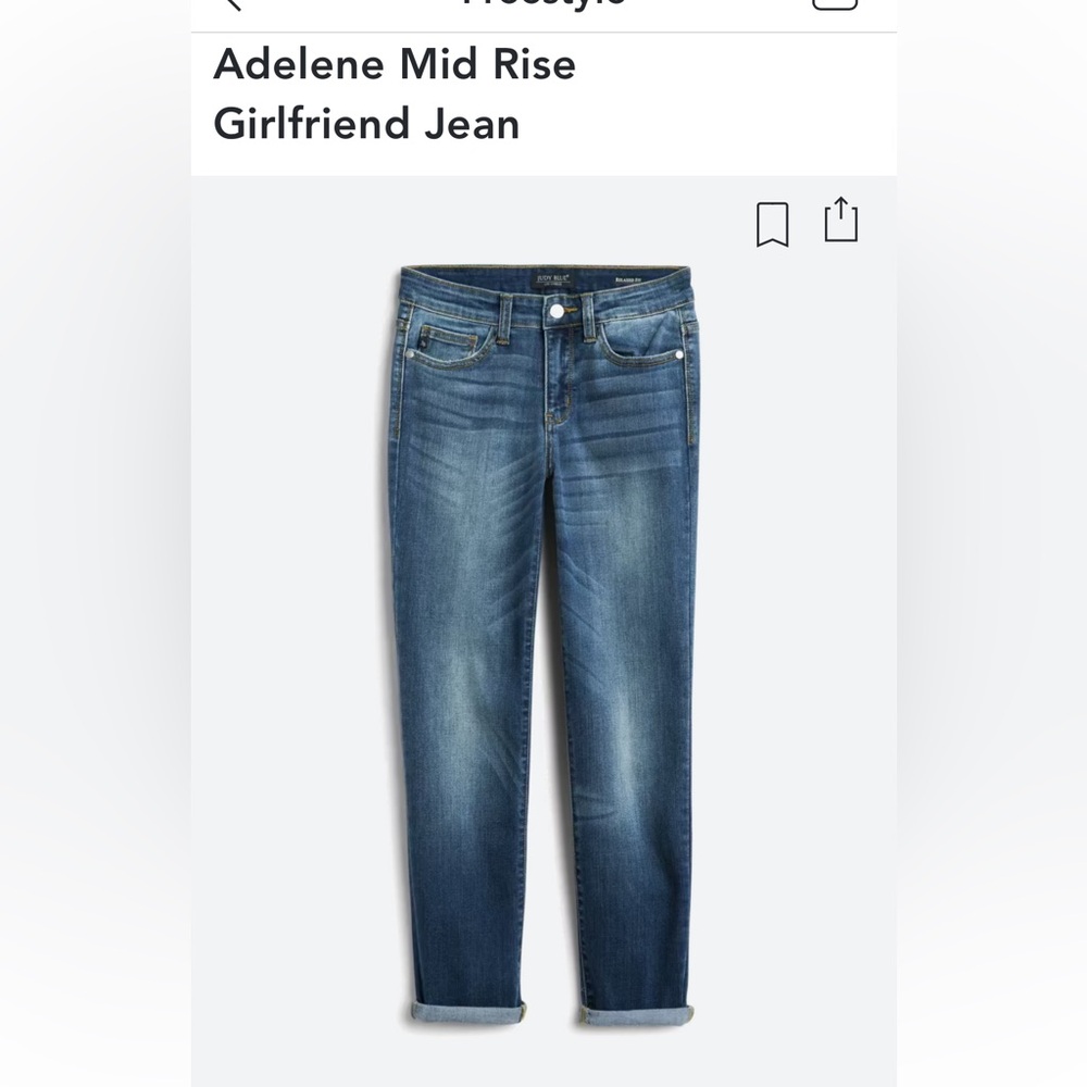 Judy Blue Adeline Mid Rise Jeans